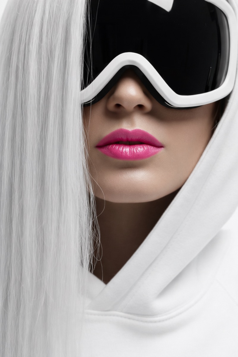 goggles and lips